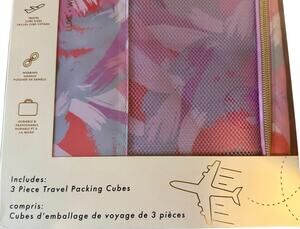 Luxe + Willow 3 Piece Travel Packing Cubes